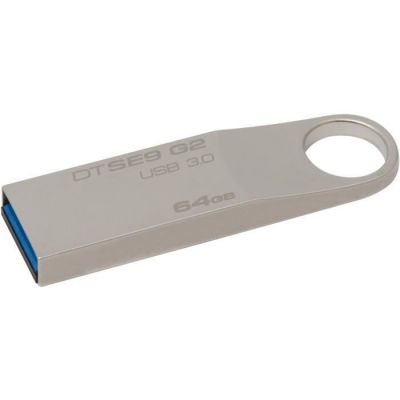 image Kingston - DTSE9G2 - Clé USB 3.0 - 64 Go - DataTraveler SE9 G2 - Argent