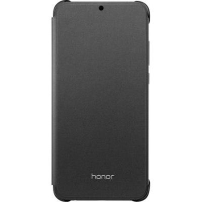HONOR Huawei 8X Étui de Protection à Rabat en polyuréthane Noir Midnight