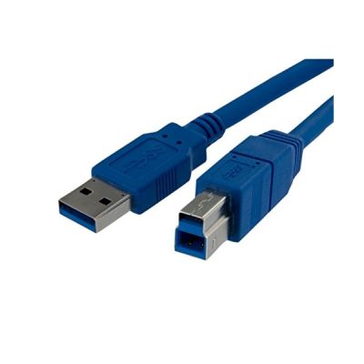 STARTECH Câble SuperSpeed USB 3.0 A vers B - Mâle / Mâle - 1m - Bleu