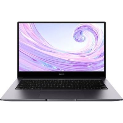 image HUAWEI MateBook D 14 2020 PC Portable 14'' 1080p FHD (AMD Ryzen 7 3700U, RAM 8Go, SSD 512Go, Windows 10 Home, Clavier Français AZERTY), Gris