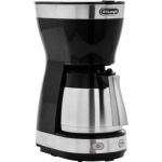 image produit DELONGHI ICM16710 Cafetière à Filtre Noir/Argenté