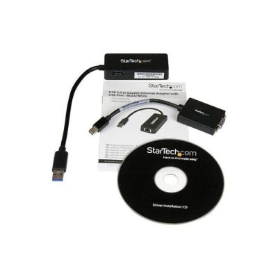 image STARTECH Kit Adaptateur VGA et Ethernet Gigabit pour Lenovo ThinkPad X1 Carbon - Mini DP vers VGA