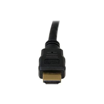 image StarTech Câble HDMI haute vitesse Ultra HD 4K x 2K - Cordon HDMI vers HDMI - Mâle / Mâle - 30 cm - Noir - Plaqués or