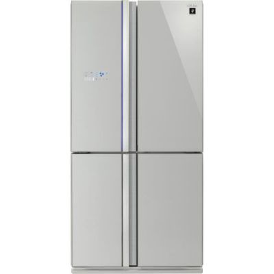 image SHARP - SJ-FS810VSL - Réfrigérateur Multi-portes - 600L (393L+207L) - Froid ventilé No Frost - A+ - L89,2cm x H183cm - Silver