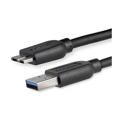 STARTECH Câble SuperSpeed USB 3.0 A vers B - Mâle / Mâle - 2m - Noir