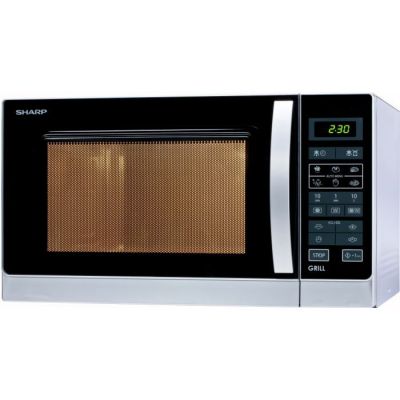 image Sharp R-742INW Micro-ondes Gril 25 litres - Argent