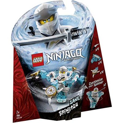 LEGO-NINJAGO Toupie Spinjitzu Zane Jeu de construction,, 109 Pièces 70661