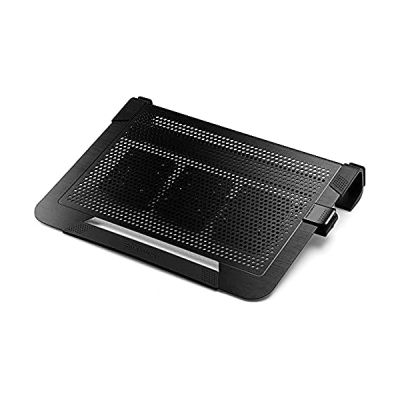 image Cooler Master NotePal U3 PLUS Refroidisseur ordinateur portable - 3 x 80 mm ventilateurs ajustables, protection & mallette de transport, cadre ergonomique en aluminium - Noir