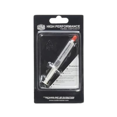 Cooler Master HTK-002 Thermal Grease Pâte thermique haute conductivité thermique électrique non conducteur Faible résistance thermique HTK-002-U1-GP