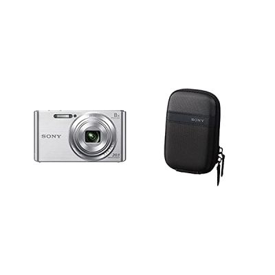 Sony DSC-W830S Appareil Photo Numérique Compact, 20.1Mpix, Zoom Optique 8x, Stabilisation Optique - Argent