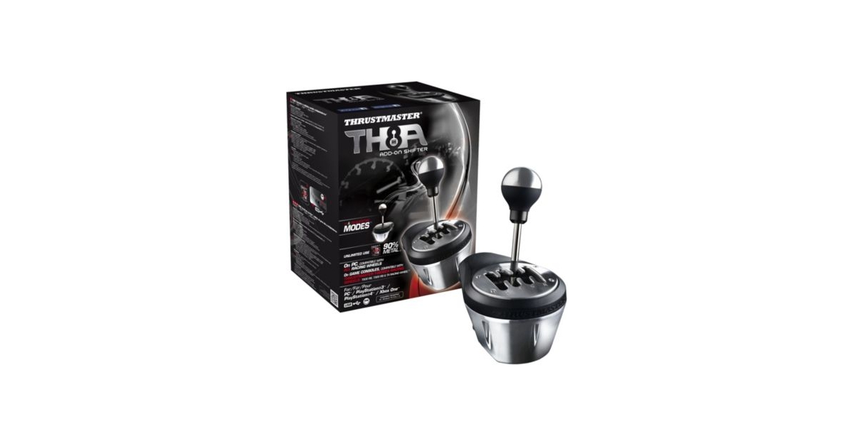 Pack Thrustmaster : Volant TS-PC Racer + Boite à 7 vitesses TH8A Add-On