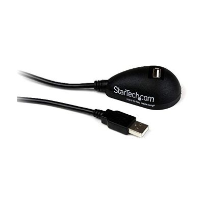 Rallonge USB 3.0 A vers A de 1,5 m sur socle - M/F - Câble d'extension SuperSpeed USB 3.0 de 1,5m - M/F - Noir - USB3SEXT5DKB