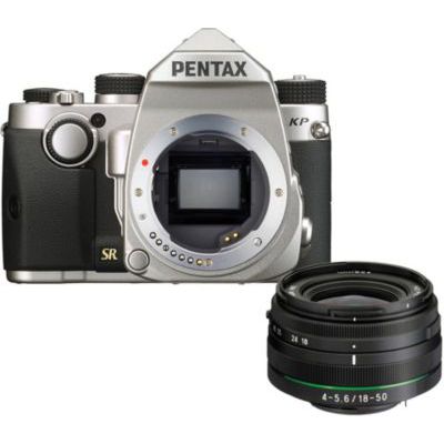 image Appareil photo Reflex Pentax KP Silver + 18-50mm