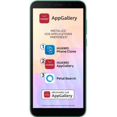 Huawei Y5P - Smartphone 32GB, 2GB RAM, Dual Sim, Mint Green