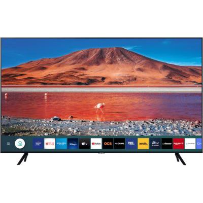 image Samsung Crystal UHD 2020 75TU7005 Smart TV 50" avec résolution 4K, HDR 10+, Crystal Display, processeur 4K, PurColor, Son Intelligent, Fonction One Remote Control et Assistants vocaux compatibles