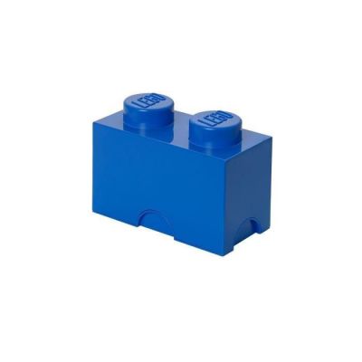image LEGO - 40021731 - Boîte de Rangement 2 Briques Plastique Bleu
