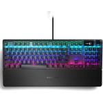 image produit Steelseries Apex 5 - Clavier de Gaming Hybride Mécanique - Illumination RVB par Touche - Affichage Intelligent Oled - Agencement Français AZERTY