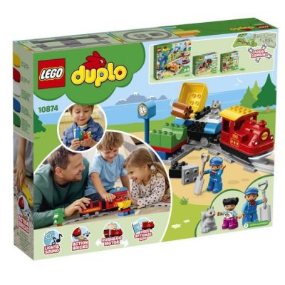 image LEGO DUPLO - Le train à vapeur - 10874 - Jeu de Construction