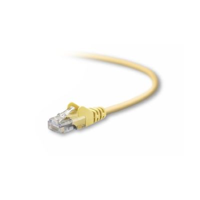 Belkin - Câble éthernet RJ45 CAT5, lisse, UTP, M/M - 2M - Jaune