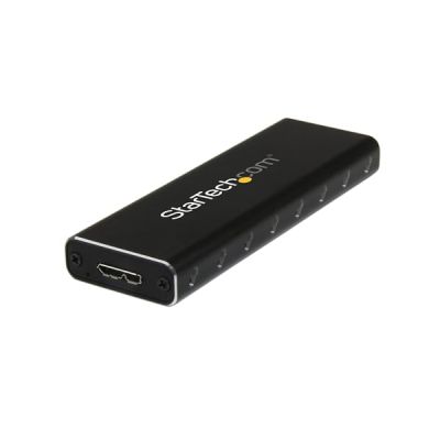 STARTECH Boîtier USB 3.0 externe pour SSD SATA M.2 NGFF avec UASP - Boîtier SSD portable USB 3.0 vers SATA III M.2