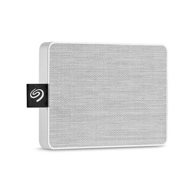 image Seagate Technology Disque Dur externe SSD, One Touch SSD 1To USB3.0, Blanc