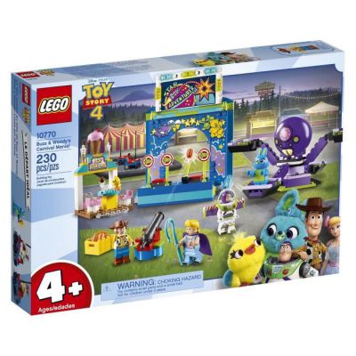 image LEGO Toy Story 4 Le carnaval en folie de Buzz et Woody ! Jeu de construction, 230 Pièces 10770