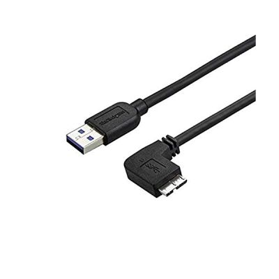 STARTECH Câble Micro USB 3.0 slim - USB-A vers Micro-B à angle droit - M/M - 2 m