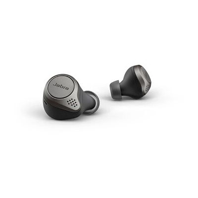 image Jabra Elite 75t - Chargement sans fil - Écouteurs Bluetooth avec réduction de bruit active – Noir Titane