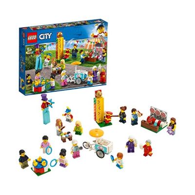 image LEGO-City Ensemble de figurines La fête foraine, Jouet de Construction, 183 Pièces 60234
