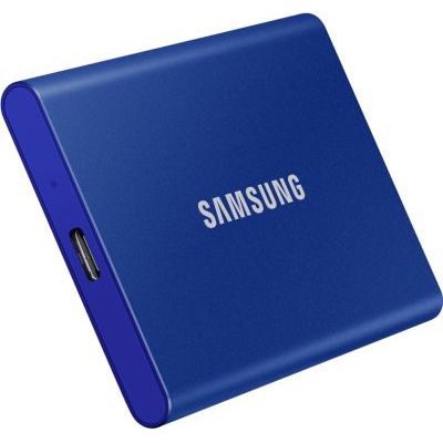 image SAMSUNG T7 500 Go USB 3.2 SSD externe bleu - MU-PC500H/WW-