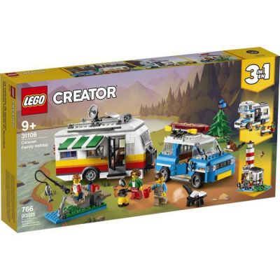 image LEGO-Les Vacances en Caravane en Famille Creator Jeux de Construction, 31108, Multicolore