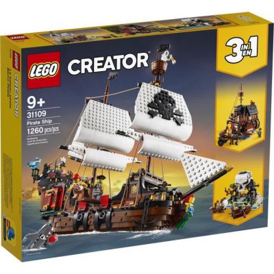 image LEGO-Le Bateau Pirate Creator Jeux de Construction, 31109, Multicolore