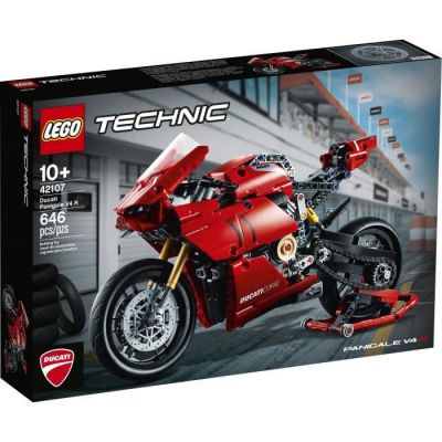 image LEGO- Ducati Panigale V4 R Technic Jeux de Construction, 42107, Multicolore