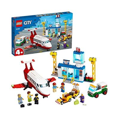 LEGO- L'aéroport Central City Jeux de Construction, 60261, Multicolore