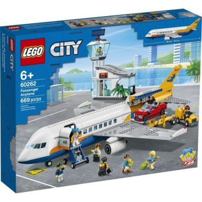 image LEGO- L'avion de passagers City Jeux de Construction, 60262, Multicolore