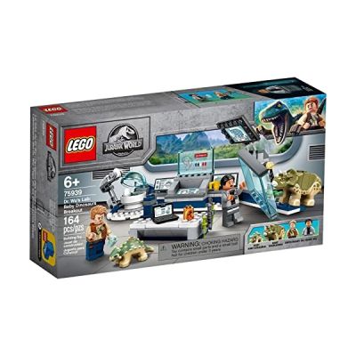LEGO-Le labo de Dr WU : l'évasion des bébés Dinosaures Jurassic World Jeux de Construction, 75939, Multicolore