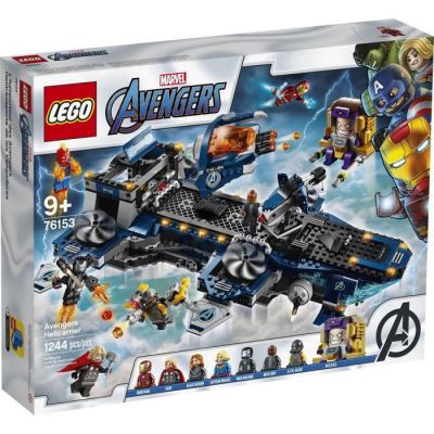 image LEGO- L'héliporteur des Avengers Marvel Super Heroes Jeux de Construction, 76153, Multicolore