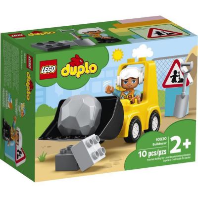 image LEGO-Le Bulldozer Duplo Construction Jeux, 10930, Multicolore