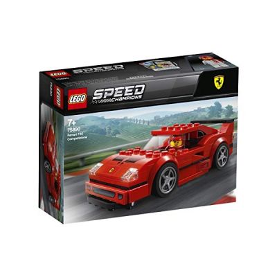 image LEGO Speed Champions Ferrari F40 Competizione Jeu voiture, 7 Ans et Plus, 198 Pièces 75890