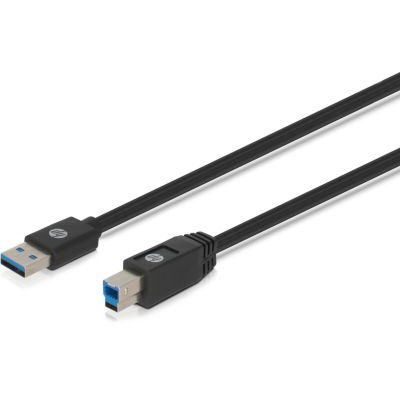 image HP USB a to USB B Câble, Noir, 1m Longueur
