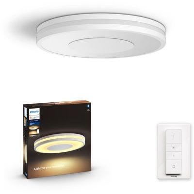 image Philips White Ambiance BEING Plafonnier 32W - Blanc (télécommande incluse), compatible Bluetooth