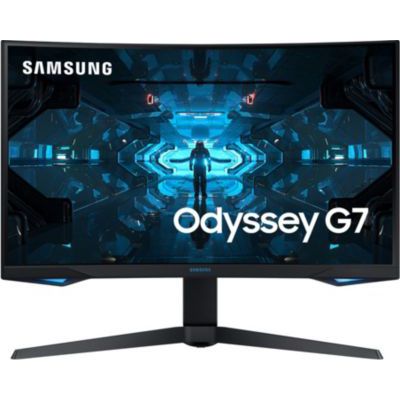image Ecran QLED Samsung Odyssey G7 C32G75TQSU - G75T Series - incurvé - 32 pouces - 2560 x 1440 WQHD - VA - 600 CD/m² - 2500:1-1 ms - HDMI, 2xDisplayPort - Noir