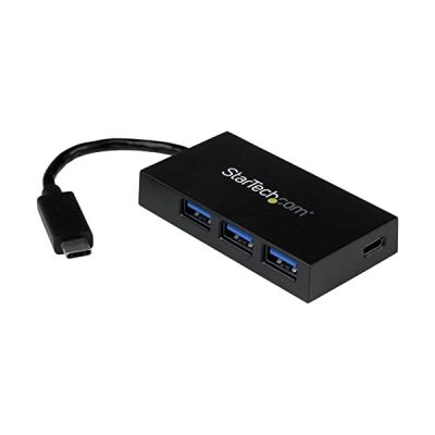 image StarTech - Hub USB 3.1 Gen 1 à 4 ports - 1x USB-C 3x USB-A - Concentrateur USB-C vers 1x USB-C 3x USB-A - HB30C3A1CFB