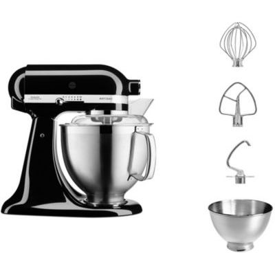 image Kitchenaid 5KSM185PSEOB Robot de cuisine Artisan 4,8 l Onyx Noir