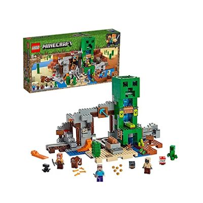 LEGO Minecraft - La mine du Creeper, Jeu Construction et Aventure 8 Ans et Plus, Jouet pour Garçon et Fille de 834 Pièces - 21155