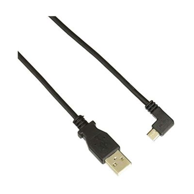 StarTech Câble de charge et synchronisation Micro USB - Cordon USB-A vers Micro-B à angle gauche - M/M - 0,25 mm² - 2 m