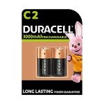 image produit Duracell Recharge Ultra Piles Rechargeables type C 3000 mAh, Pack de 2 piles - livrable en France