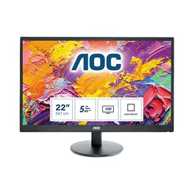 image AOC E2270SWN Ecran PC LED 21,5" (54,7 cm) 1600 x 900 5 ms VGA