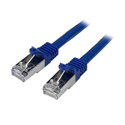 STARTECH Câble réseau Cat6 blindé SFTP sans crochet de 5 m - M/M - Bleu