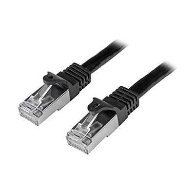 STARTECH Câble réseau Cat6 blindé SFTP sans crochet de 3 m - M/M - Noir